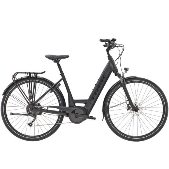 Bicicleta eléctrica TREK Verve+ 3 Lowstep NEGRO XS