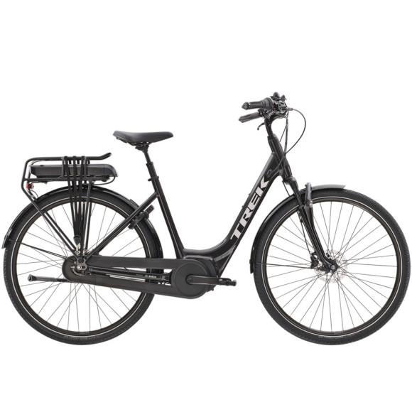 Bicicleta eléctrica TREK District+ 4 Lowstep 500 Wh GRANATE XL