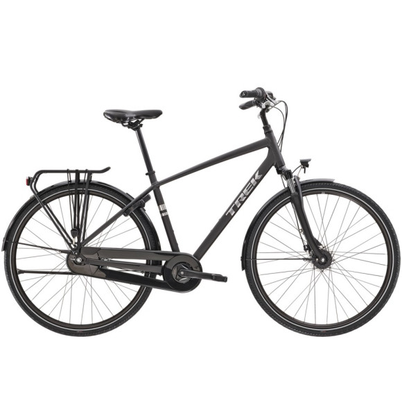 Bicicletta equipaggiata TREK Distretto 1 2023 NEGRO L