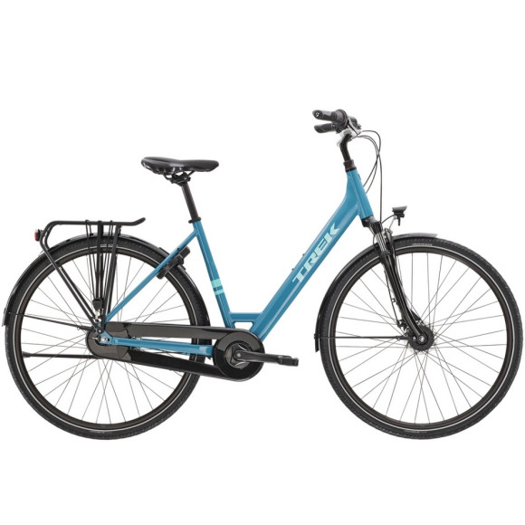 Bicicleta TREK District 1 Equipped Lowstep 2023 TURQUESA M