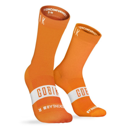 GOBIK Pure unisex socks 2024 ORANGE SM