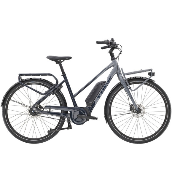 Vélo décalé TREK District+ 2 400 Wh GRIS S