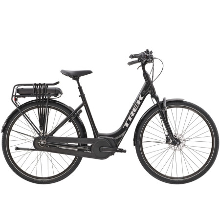 Bicicleta eléctrica TREK District+ 4 Lowstep 400 Wh GRANATE XL