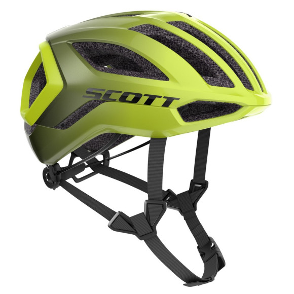 Capacete SCOTT Centric Plus BRANCO AMARELO M