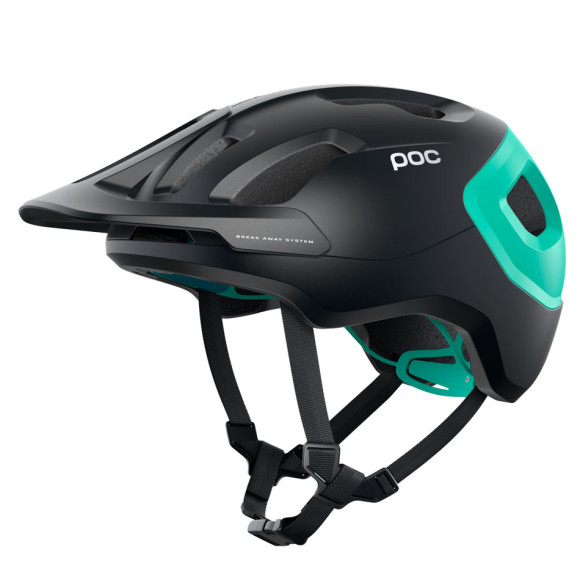 Casco POC Axion Spin NERO TURCHESE S