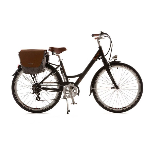 Bicicleta eléctrica LITTIUM Berlin Classic Batería 10,4A 375 Wh 2023 NEGRO Única