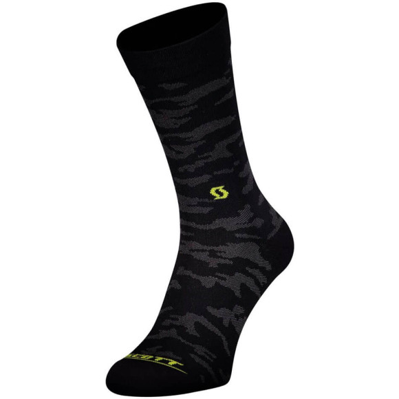 Calcetines SCOTT Trail Camo Crew NEGRO S