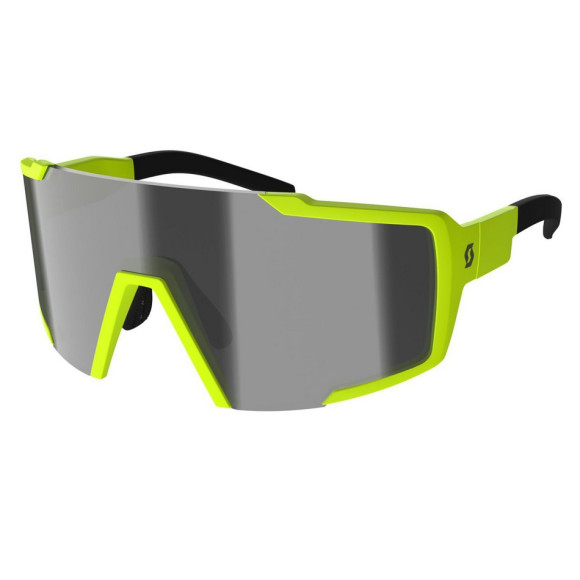 SCOTT Shield Compact LS Yellow Matt Goggles Gray LTH Lenses 