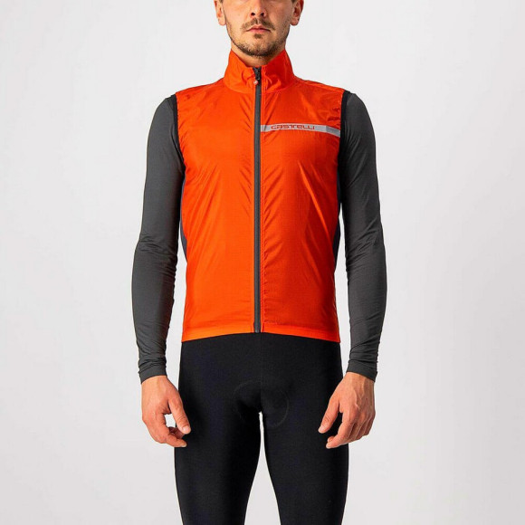 CASTELLI Squadra Stretch Vest 2022 LARANJA XS