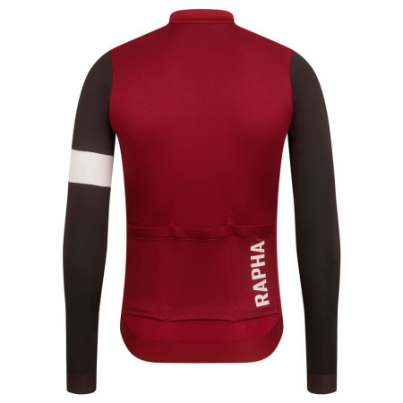 Maillot d'entraînement à manches longues RAPHA PRO Team 2022 GRENAT L