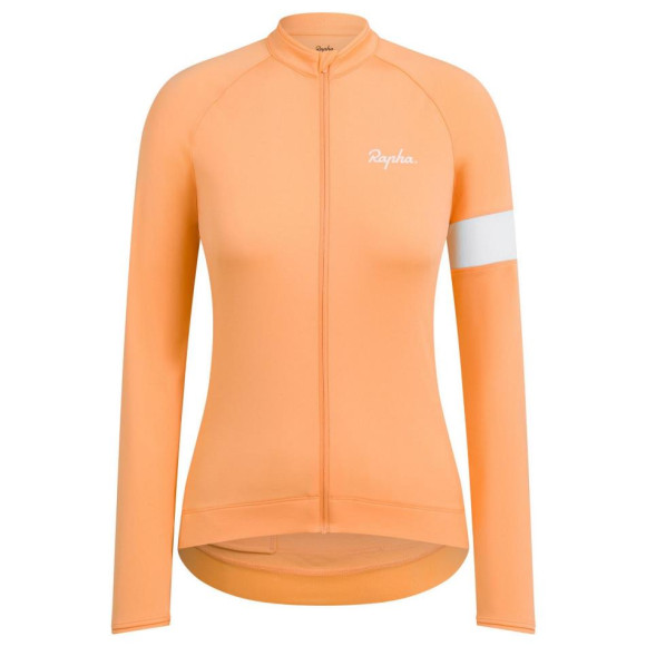 Maillot RAPHA Core Manches Longues Femme 2022 ORANGE S