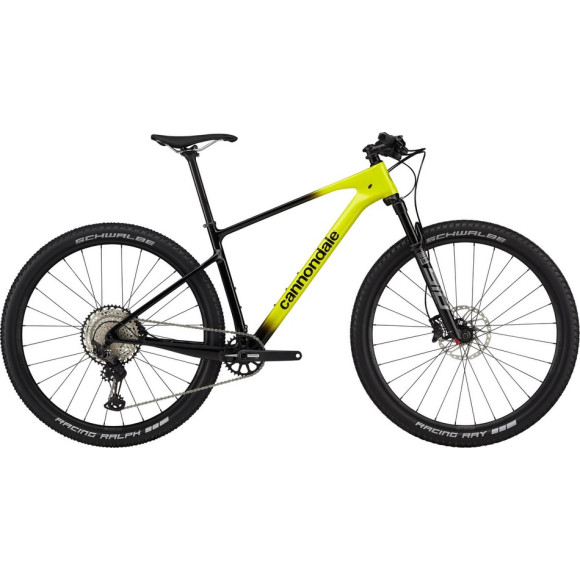 Bicicleta CANNONDALE Scalpel HT Carbon 3 Negro/Amarillo AMARILLO M