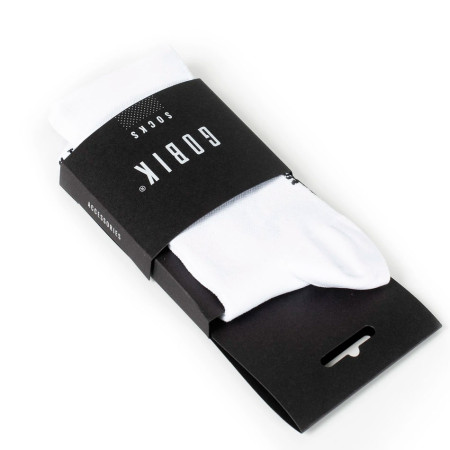 GOBIK Superb unisex Standard socks WHITE XS