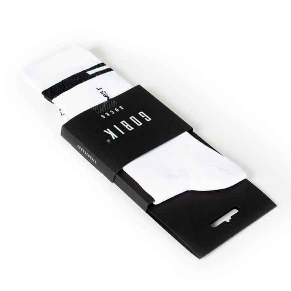 Calcetines GOBIK Superb unisex Extra Long 2024 BLANCO NEGRO XS