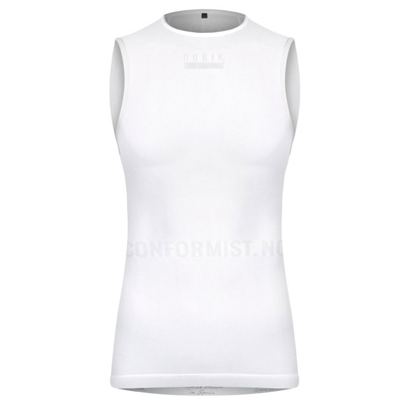 Camiseta feminina sem mangas GOBIK Limber Skin BRANCO M