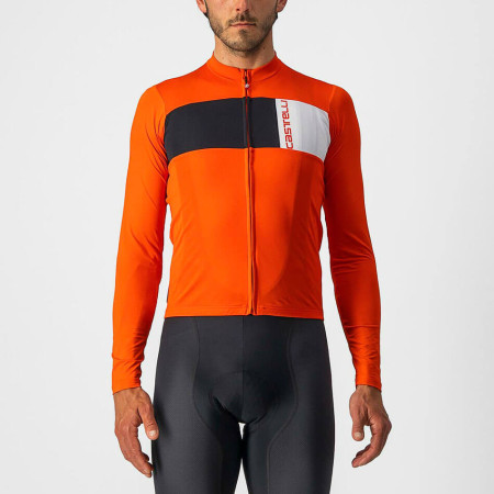 Maillot CASTELLI Prologo 7 LS 2022 NARANJA XL