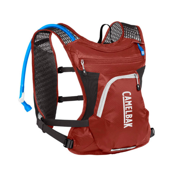 CAMELBAK Chase Bike Vest Fired brick Mochila de hidratação branca 1,5L 