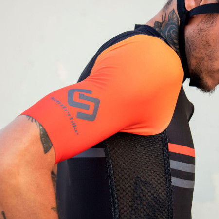 Camisola RACOR Sanferbike Navafría Edição Limitada LARANJA PRETA XXS