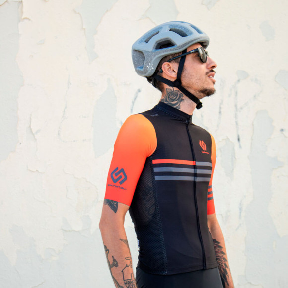 RACOR Sanferbike Navafría Limited Edition Jersey BLACK ORANGE M