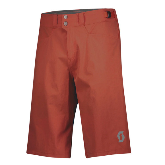 Calça SCOTT Ms Trail Flow com almofada VERMELHO XS