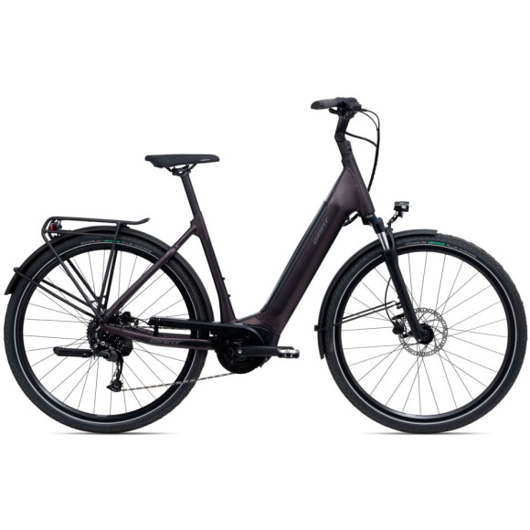 Bicicleta eléctrica GIANT DailyTour E+ 3 LDS MORADO M