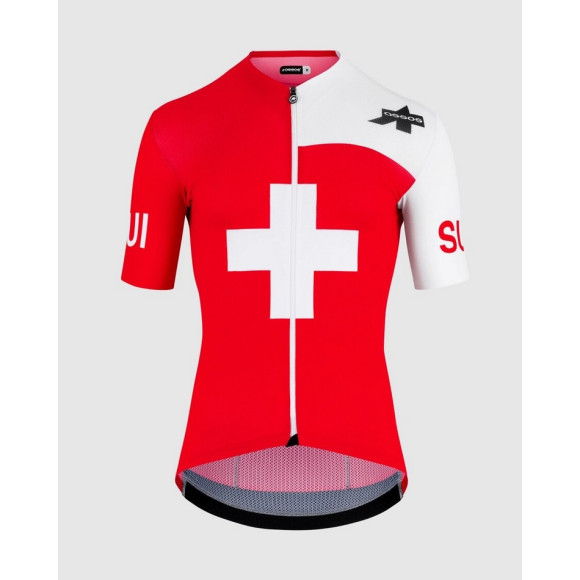 Camisa ASSOS Olympics SS Suisse VERMELHO XS