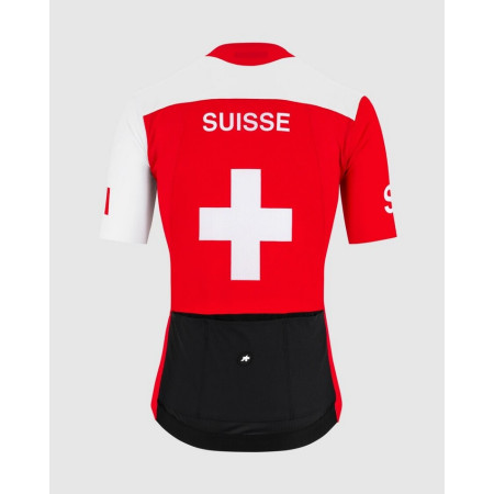 Camisa ASSOS Olympics SS Suisse VERMELHO XS