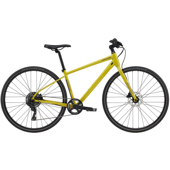 Bicicleta feminina CANNONDALE Quick Disc 4 AMARELO XS