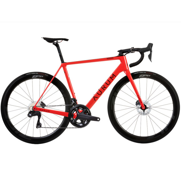 AURUM Essentia Bicicleta Shimano Ultegra Di2 Guiador Integrado VERMELHO 51