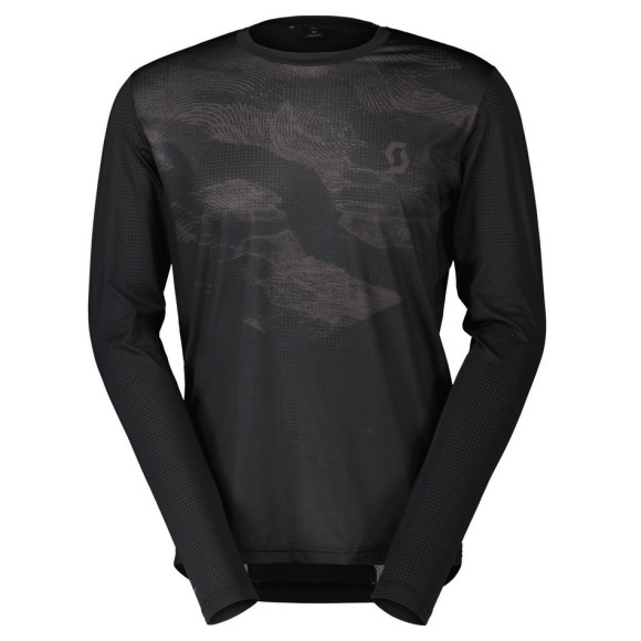 Camisa SCOTT MS Trail Flow LS 2023 PRETO XL