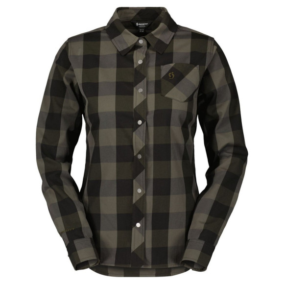 Camisa SCOTT WS Trail Flow Check LS 2023 VERDE L