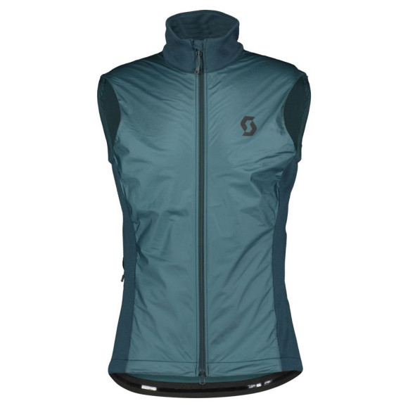 SCOTT Gilet MS Gravel Warm Merino 2023 VERT S