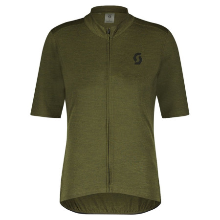 Camisa SCOTT MS Gravel Merino SS 2024 VERDE S