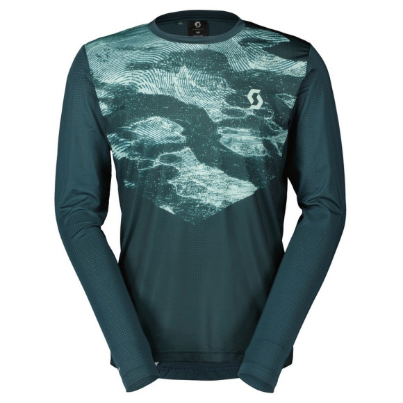 Camisa SCOTT MS Trail Flow LS 2024 PRETO XL