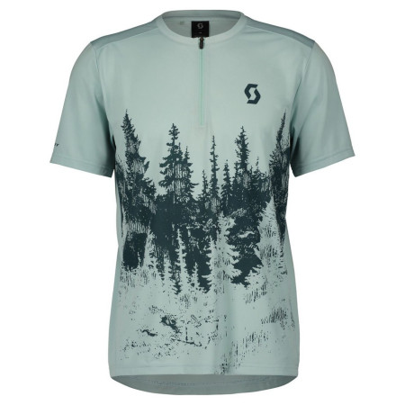 Camisa SCOTT MS Trail Flow ZIP SS 2023 LARANJA S