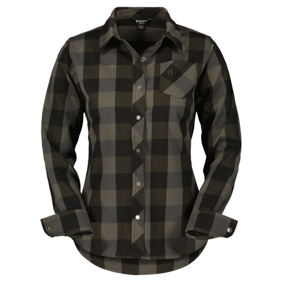 Camisa SCOTT WS Trail Flow Check LS 2023 VERDE L