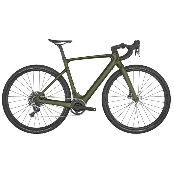 Bicicleta eléctrica SCOTT Solace Gravel Eride 30 2024 VERDE 56