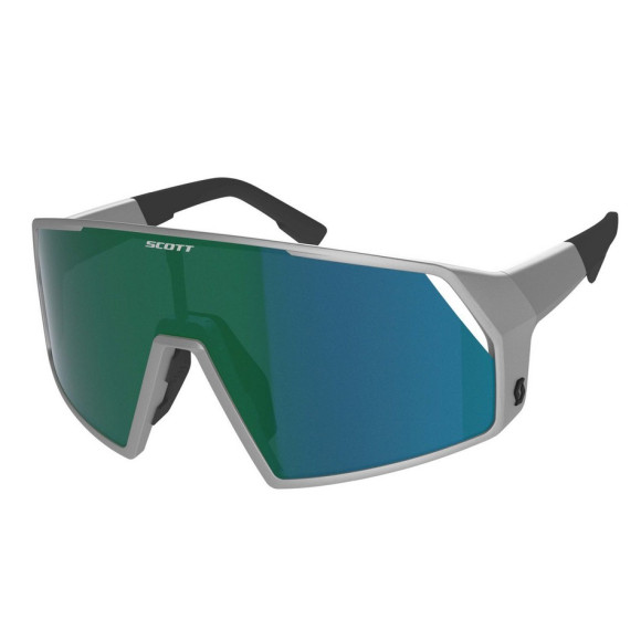 Lunettes SCOTT Pro Shield Supersonic EDT Silver Green Chrome Cat 