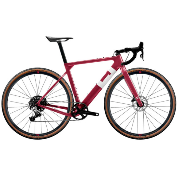 Bicicletta 3T Exploro Primo Rival 1x11 Cherry GRANO M