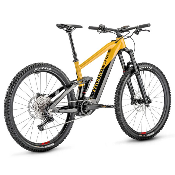 Bicicleta eléctrica MOUSTACHE Samedi Game 3 750 Wh 2023 NEGRO AMARILLO M