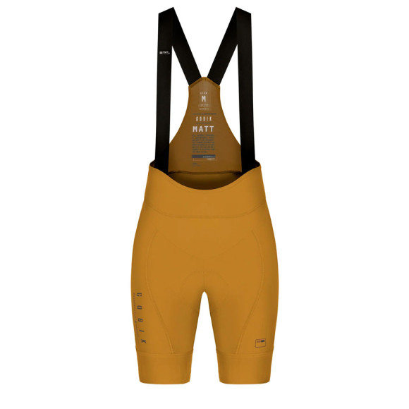 GOBIK Matt K9 Women's Bib Shorts 2023 GOLD XXS