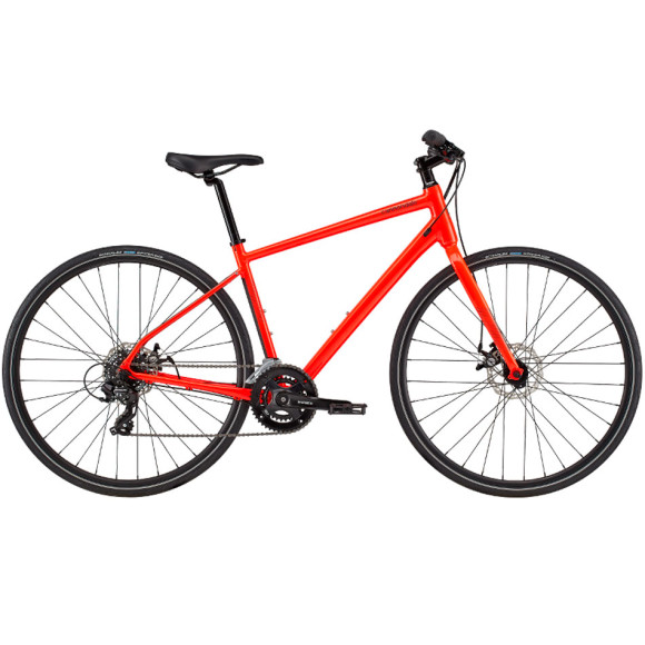 Bicicletta CANNONDALE Quick 5 ROSSO 