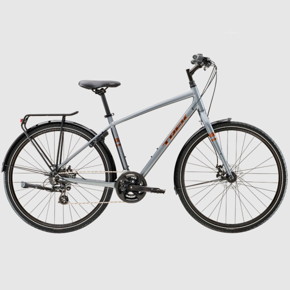 Bicicletta equipaggiata TREK Verve 1 2023 GRIS M