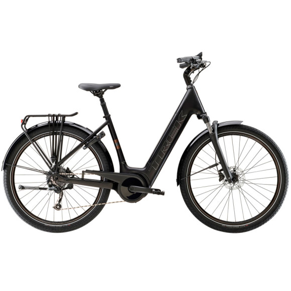 Bicicleta eléctrica TREK Verve+ 3 Lowstep 725 Wh 2023 NEGRO XS