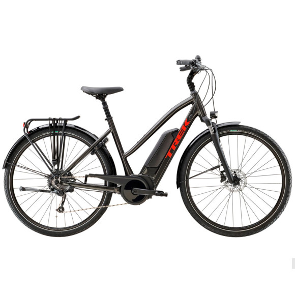 Bicicleta eléctrica TREK Verve+ 2 Stagger 300 Wh 2023 NEGRO S