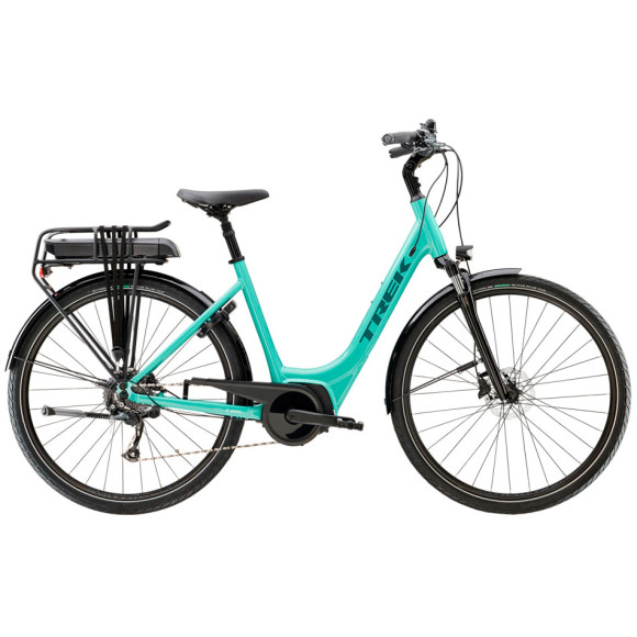 Bicicleta eléctrica TREK Verve+ 2 Lowstep 300 Wh 2023 MENTA XS