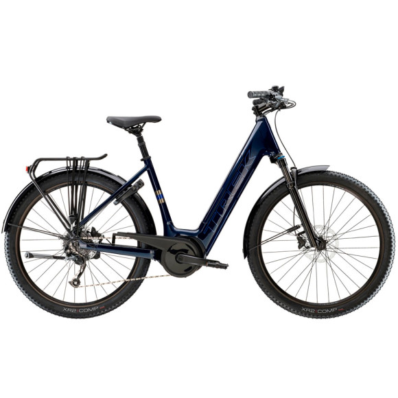 Bicicleta eléctrica TREK Verve+ 4 Lowstep 545 Wh 2023 AZUL MARINO XS