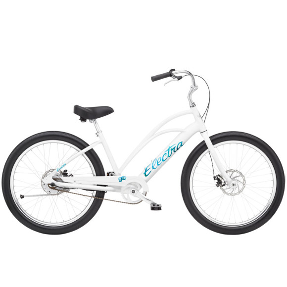 Bicicleta eléctrica ELECTRA Cruiser Go Step Thru 2024 BLANCO M