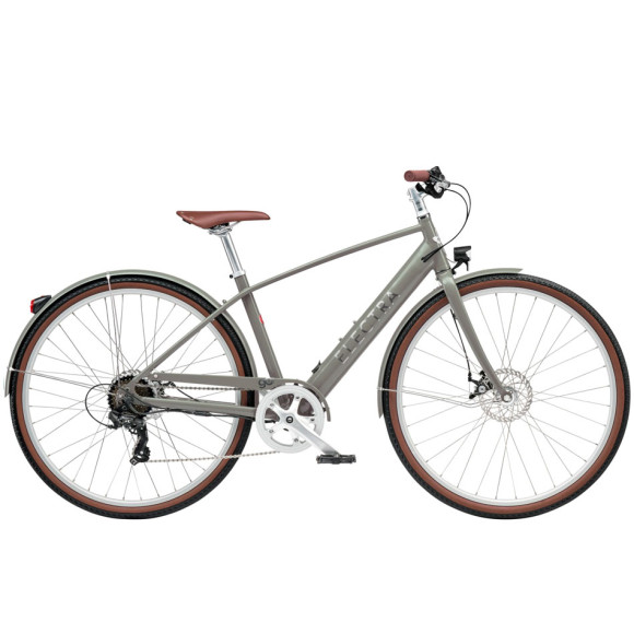 Bicicleta eléctrica ELECTRA Loft Go 7D EQ Step Over 2024 GRIS M