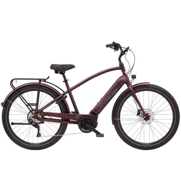 Bicicleta eléctrica ELECTRA Townie Path Go 10D EQ Step Over 2024 GRANATE M